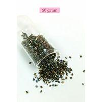 Kesme Cam Boncuk 2mm - 60 Gram - Asker Yeşili - BNC388