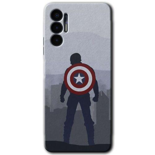 Tecno Pova 3 Kılıf HD Desen Baskılı Arka Kapak - Captain Avenger