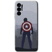 Tecno Pova 3 Kılıf HD Desen Baskılı Arka Kapak - Captain Avenger