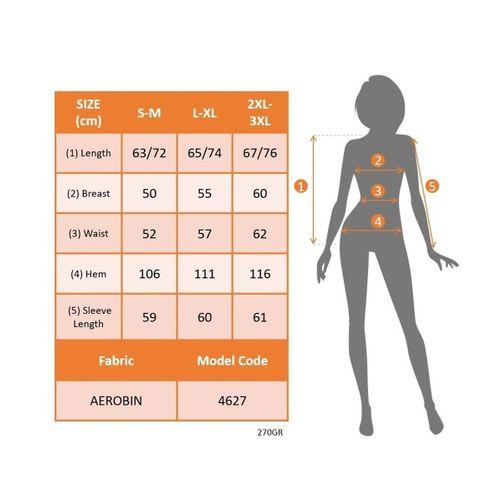 Kadın Uzun Kollu V Dantel Yaka Aerobin Bluz