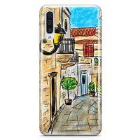 Samsung Galaxy A50 Kılıf Ada Sokakları Arka Kapak Koruma Desenli Full Koruyucu