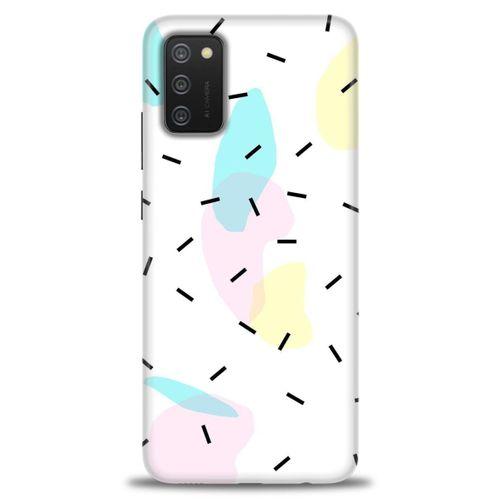 Samsung Galaxy A03S Kılıf HD Baskılı Kılıf - Çubuklar ve Renkler + Tam Ekran Koruyucu