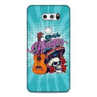 Lopard LG K40S Uyumlu Kılıf Tattoo's (34) Slim Armor Kılıf İskelet & Gitar