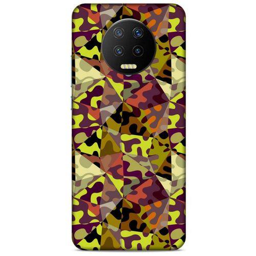 Lopard İnfinix Note 7 Uyumlu Kılıf Kamuflaj (89) Liquid Crystal Kılıf
