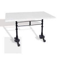 Dockers Çipa 3002 Döküm Ayak Masa 70x120 cm - (Werzalit, Wermodin ve Allzalit Tabla) - Beyaz