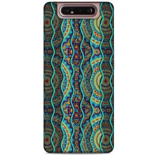 Samsung Galaxy A80 Kılıf Baskılı Özel Seri Taşlı (32) Soft Silikon Kılıf