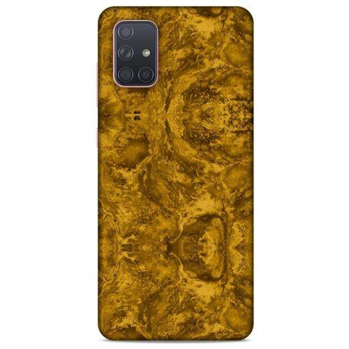 Mermer Desenli (20) Tema Koruyucu Kılıf Bronz Samsung Galaxy A71 Kılıf