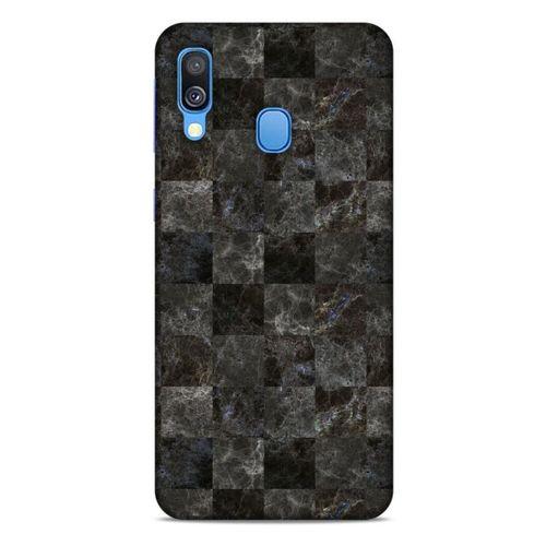 Mermer Desenli (47) Tema Crystal Flex Kılıf Zeytin Samsung Galaxy A40 Kılıf