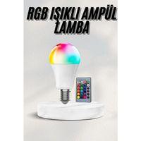 Akıllı Rgb Led Ampul Led Uzaktan Kumandalı Renk Değiştiren Ampul