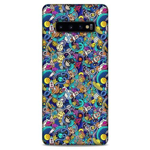 Graffitix (49) Desenli Silikon Kapak Samsung Galaxy S10 Plus Kılıf