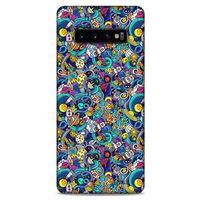 Graffitix (49) Desenli Silikon Kapak Samsung Galaxy S10 Plus Kılıf
