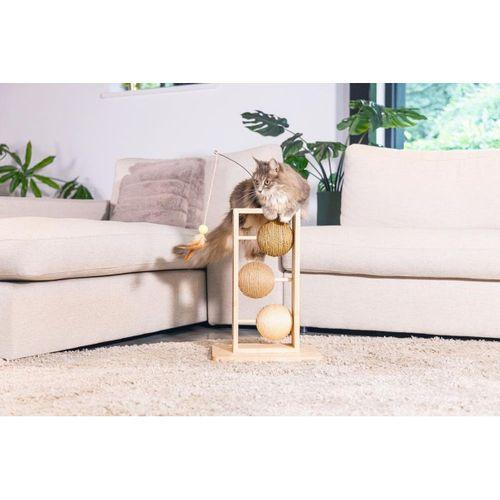 Beeztees DBL Kedi Tırmalama ve Oyuncağı, 34,5x29,5x50cm