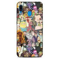 Samsung Galaxy A30 Uyumlu Kılıf Rick And Morty (33) Hybrid Kılıf Killer Rick