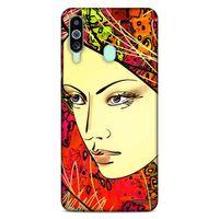 Lopard Samsung Galaxy M40 Uyumlu Kılıf Sürreal Yüzler ♀ (31) TPU Kılıf Baskılı