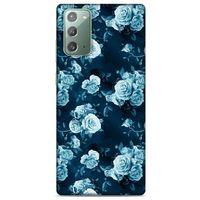 Samsung Galaxy Note 20 Uyumlu Kılıf Mavi Delisi (42) Rugged Armor Kılıf Gül