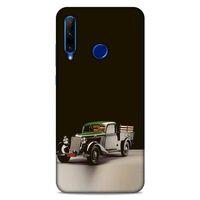 Lopard Huawei Honor 20 Lite Uyumlu Kılıf PickUpX (48) Bumper Kılıf Yeşil Siyah