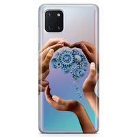 Samsung Galaxy A81 Kılıf Beyin Makinesi Arka Kapak Koruma Desenli Full Koruyucu