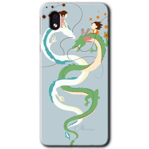 Potkal Hediye Fabrikası Samsung Galaxy A01 Core Kılıf HD Desen Baskılı Arka Kapak - Snake Friendship