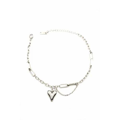 Kalp Halhal - Gümüş