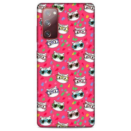 Lopard Samsung Galaxy S20 Fe Uyumlu Kılıf Kediler (29) Arka Koruma Kılıfı Sevimli