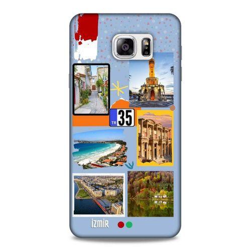 Lopard Samsung Galaxy Note 5 Uyumlu Kılıf Şehirli ※ (35) İzmir Fit Design Kılıf