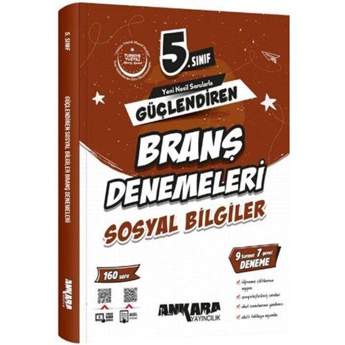 5. Sınıf Sosyal Bilgiler Güçlendiren Branş Denemeleri Ankara Yayıncılık