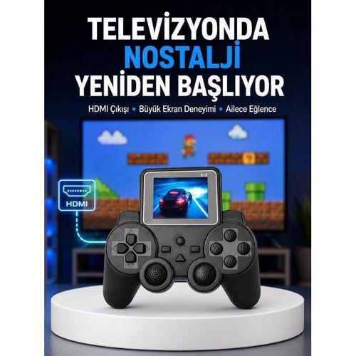 S10 Gamepad Hdmı Tv Bağlantılı 520 Klasik Retro Oyun 2025 Seri Orijinal Yeni Nesil
