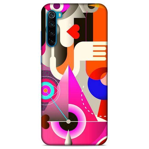Lopard Xiaomi Redmi Note 8T Uyumlu Kılıf Soyut Sanat (17) Baskılı Tasarım Kılıf