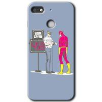 Potkal Hediye Fabrikası General Mobile GM 8 Go Kılıf HD Desen Baskılı Arka Kapak - Hız Limiti