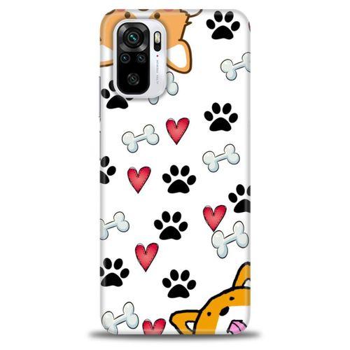 Xiaomi Redmi Note 10S Kılıf HD Baskılı Kılıf - Dog + Tam Ekran Koruyucu