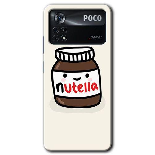 Poco x4 Pro Kılıf HD Desen Baskılı Arka Kapak - Nutella Aşkım