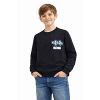Erkek Çocuk Önü Arkası Baskılı Sweatshirt BGL-ST05236