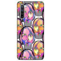 Lopard Oppo Reno 3 Pro 5g Uyumlu Kılıf Sürreal Yüzler ♀ (1) Kılıfı Baskılı