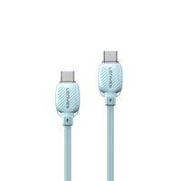 Lenyes LC536 Type-C to Type-C PD Örgü Tasarımlı Hızlı Şarj Özellikli Data ve Şarj Kablosu 60W 1M