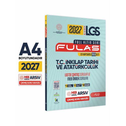 2027 8 Sınıf FULL LGS Altın Seri(FULAS) MEB Çıkmış Soru Bankası ve LGS 12li ONLİNE Set BASKI ÜCRETİ