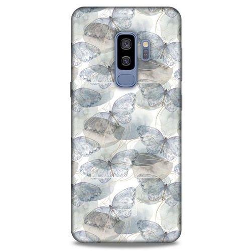 Samsung Galaxy S9 Plus Kılıf Kelebek Etkisi (29) Arka Koruma Kılıfı Kırmızı Yeşil