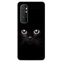 Lopard Xiaomi Mi Note 10 Lite Uyumlu Kılıf Kediler (44) Tough Armor Kılıf Kara Kedi