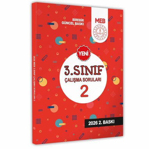 2026 MEB İlkokul 3 Sınıf Çalışma Soruları 2 Tüm Dersler Kazanım Pekiştirme Kitabı BASKI ÜCRETİ