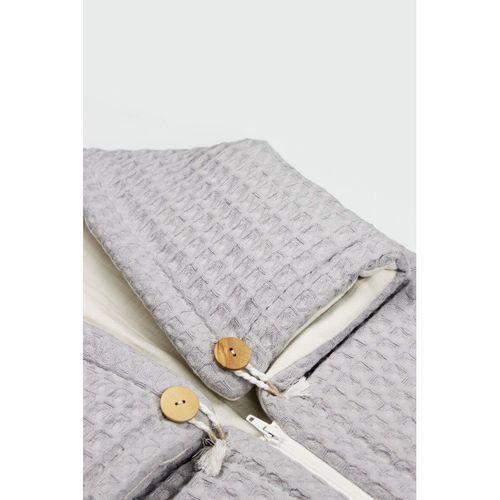 Bistyle Bistyle Fermuarlı Natural Life Pike Battaniye Boy 70114 Gri