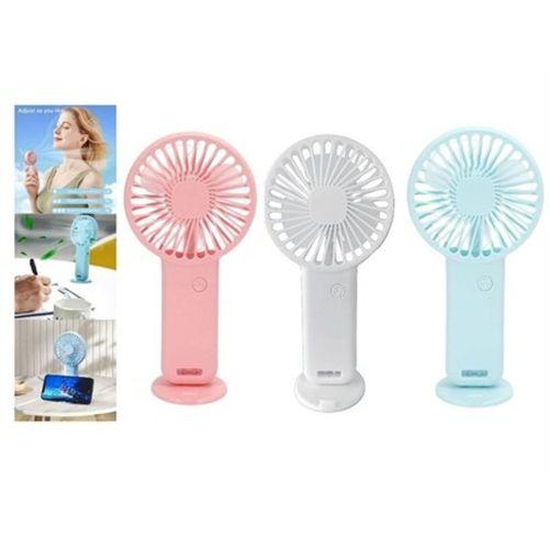 3 Adet Mini Fan,Telefon Tutucu,Portatif El Vantilatörü Asorti  9,3X19Cm Usb Şarjlı El Fanı