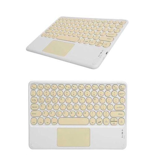 Bluetooth Touchpad Klavye Ultra İnce Taşınabilir Q Klavye