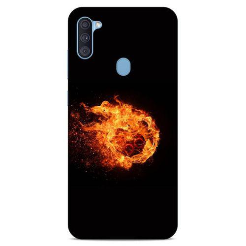 Lopard Samsung Galaxy A11 Uyumlu Kılıf FireX (29) Arka Koruma Kılıfı Ateş Topu