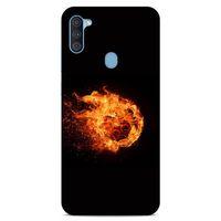Lopard Samsung Galaxy A11 Uyumlu Kılıf FireX (29) Arka Koruma Kılıfı Ateş Topu
