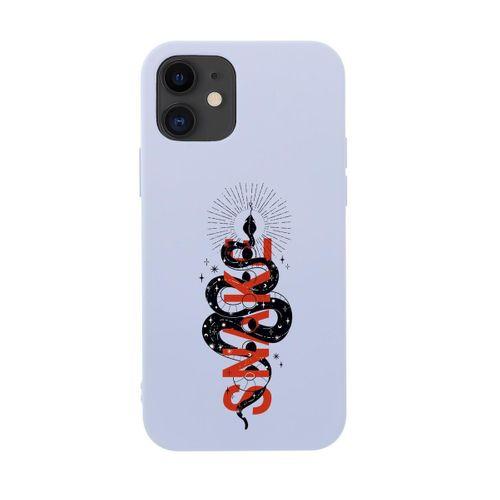 iPhone 12 Snake Premium Silikonlu Telefon Kılıfı