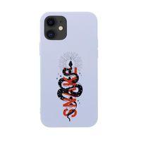 iPhone 12 Snake Premium Silikonlu Telefon Kılıfı