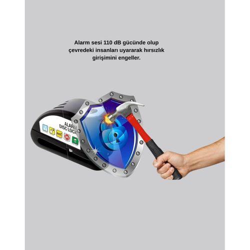 Bluetooth 5.4 Kablosuz İnterkom+ Motor Disk Kilidi