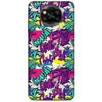 Graffitix (29) Desenli Silikon Kapak Xiaomi Redmi Poco X3 Kılıf