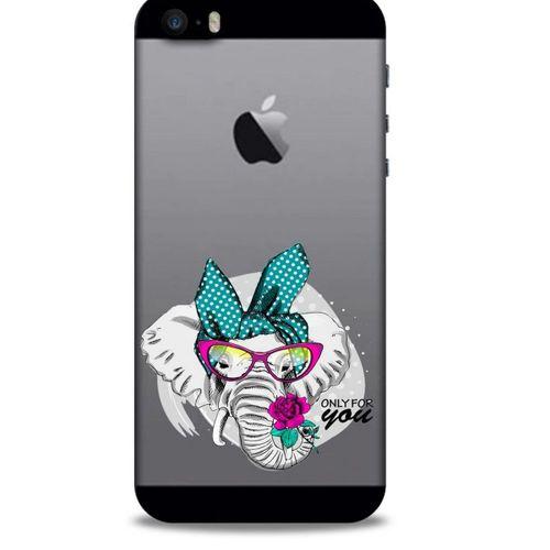 Zoologix (97) Apple Iphone 5 Şeffaf Kılıf Silikon Desenli