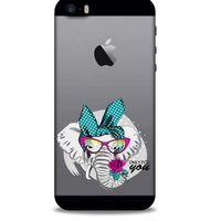 Zoologix (97) Apple Iphone 5 Şeffaf Kılıf Silikon Desenli