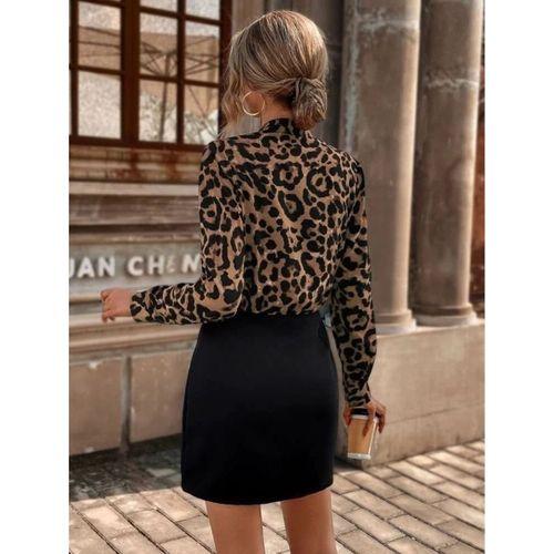 Kadın Uzun Kollu Kruvaze Yakalı üst Dalgıç Alt Ithal Krep Mini Elbise